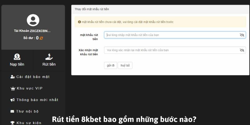 Rút tiền bằng hình thức chuyển khoản ngân hàng